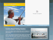 Tablet Screenshot of charliesfishingcharters.com